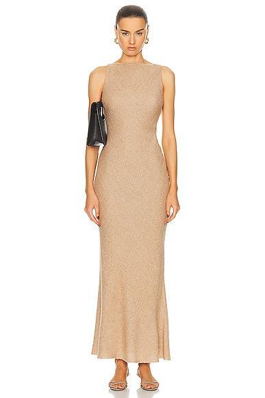 Gabriela Hearst Seren Dress in Tan Product Image