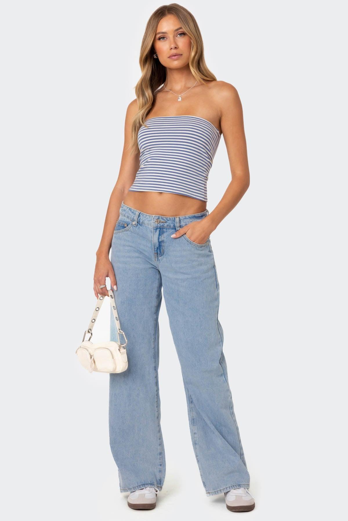 Raelynn Washed Low Rise Jeans Product Image