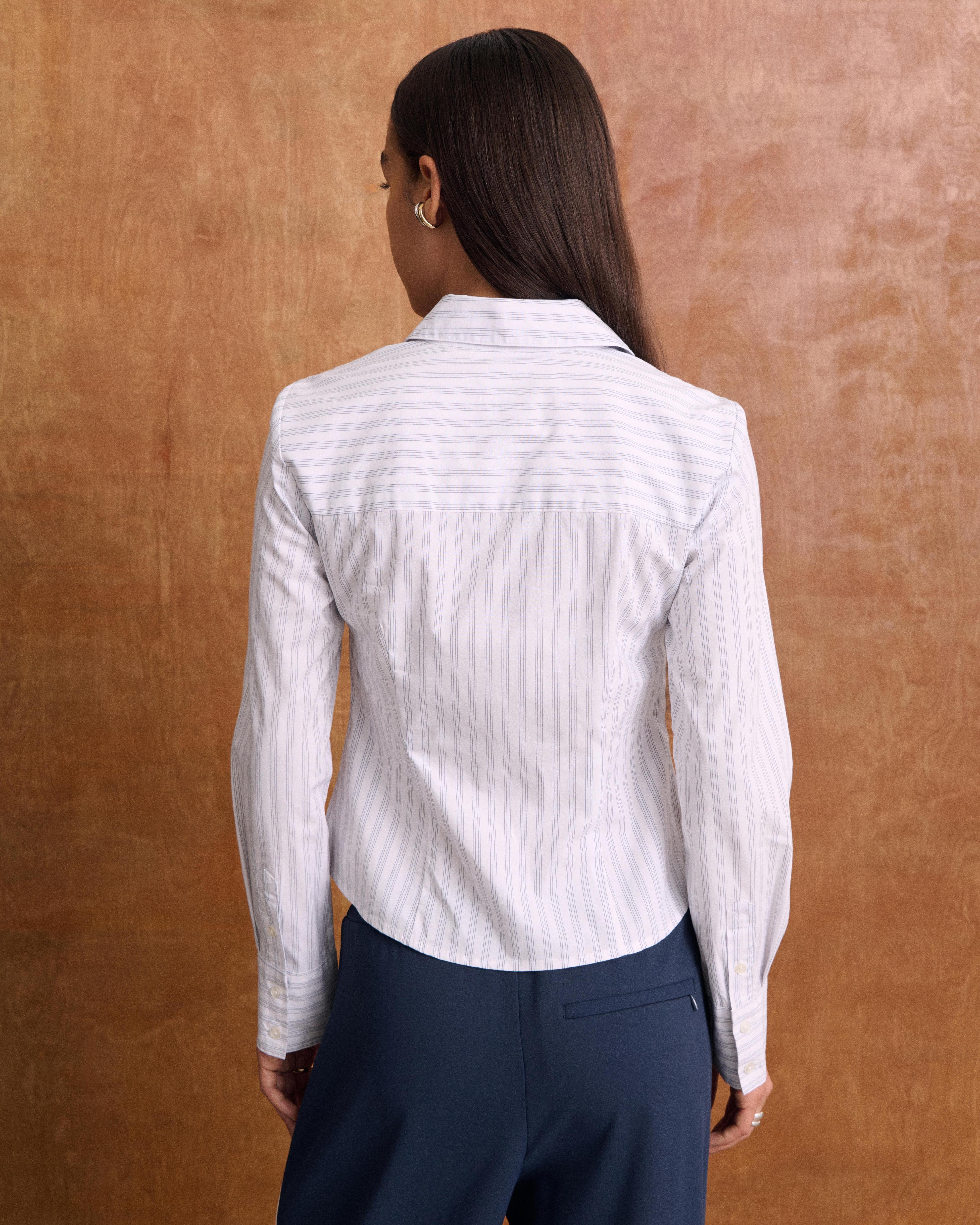 Slim Poplin Shirt Product Image