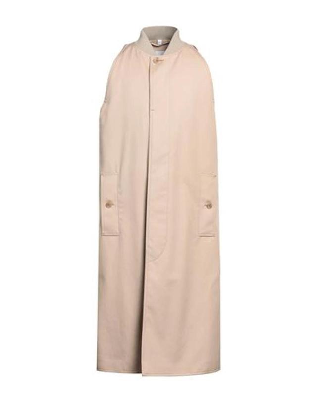 BURBERRY Man Overcoat & Trench Coat Beige Size 40 Cotton, Virgin Wool, Polyester, Polyamide Product Image