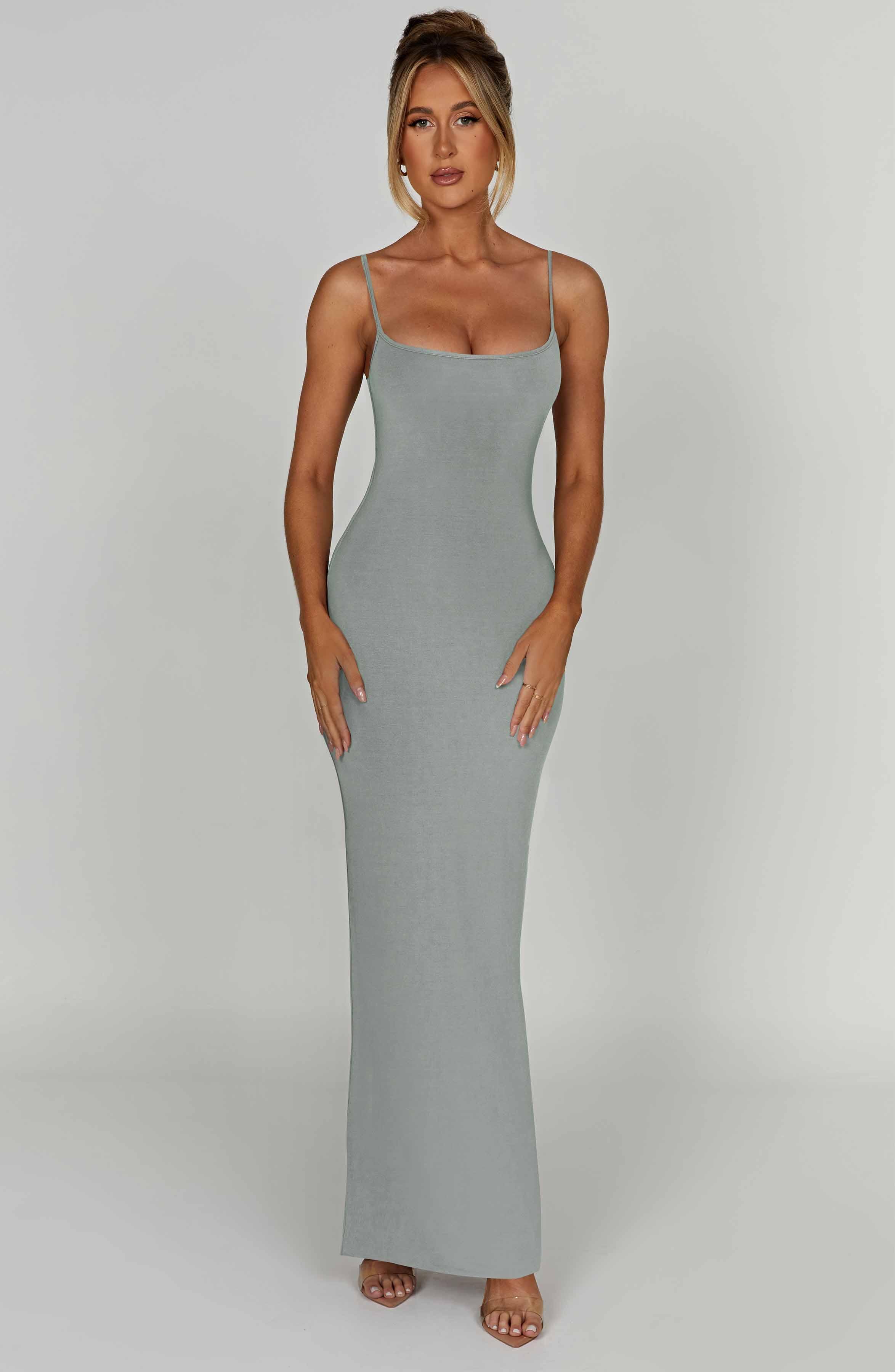 Saskia Maxi Dress - Steel Product Image