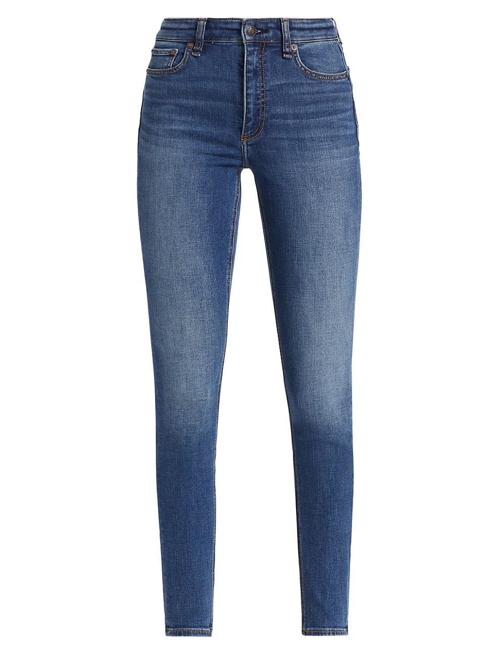 rag & bone Nina High Waist Ankle Skinny Jeans Product Image