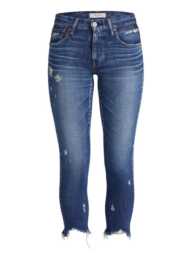 Womens Daleville Distressed Skinny Jeans Product Image