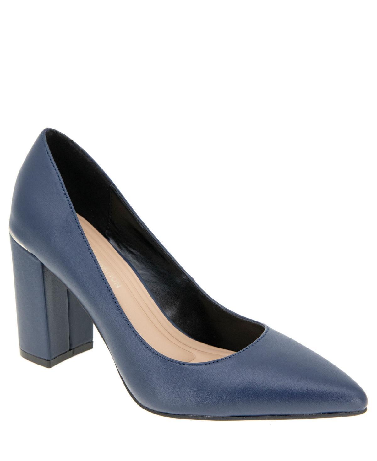 BCBGeneration Midana Patent Block Heel Pumps Product Image