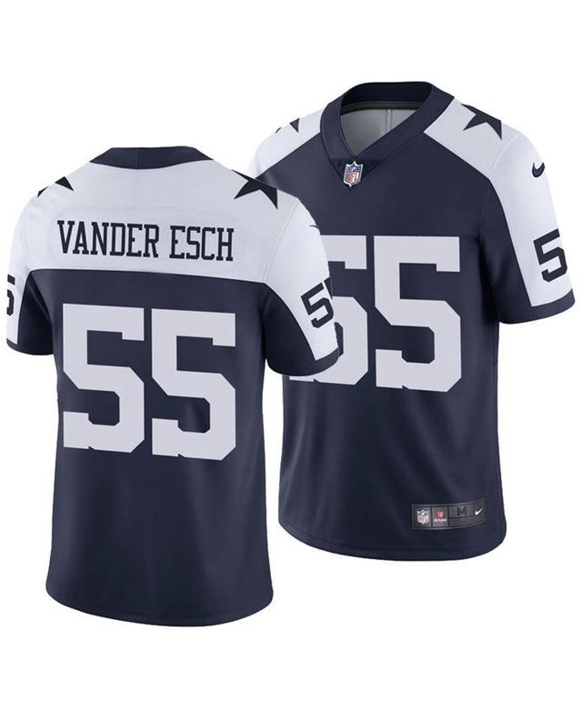 Mens Nike Leighton Vander Esch Dallas Cowboys Alternate Vapor Limited Jersey Blue Product Image