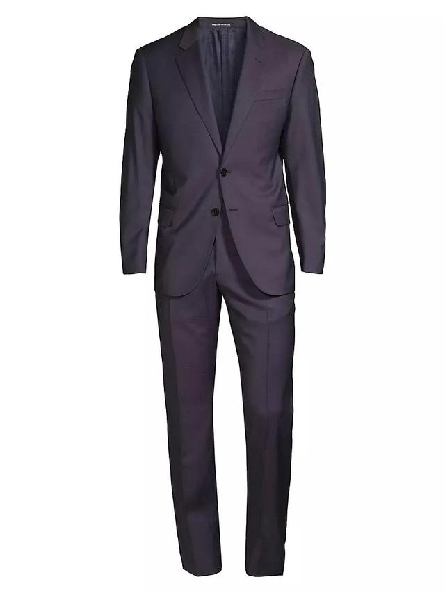 Textured Wool Suit Product Image