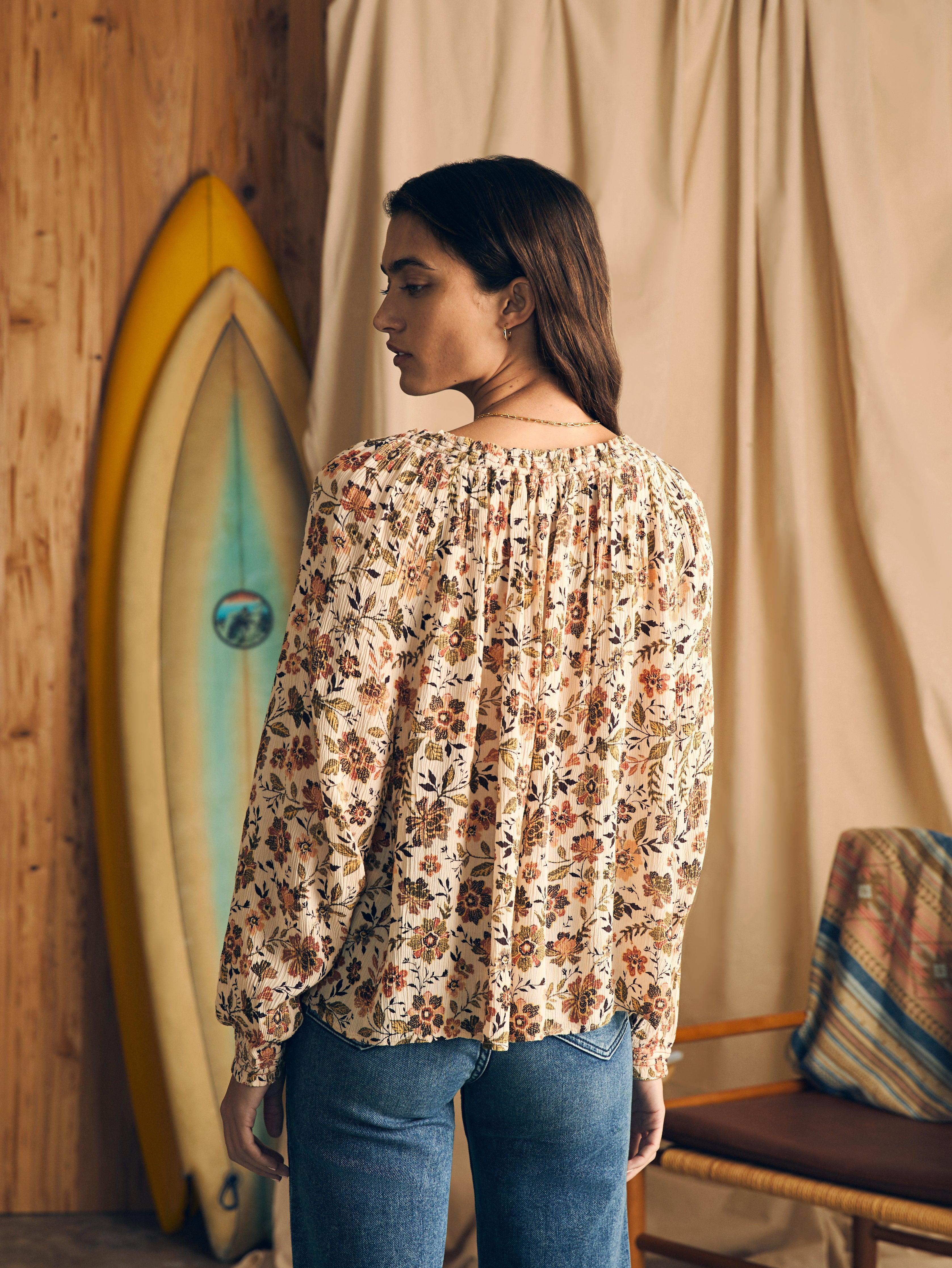 Emery Top - Taos Floral Female Product Image