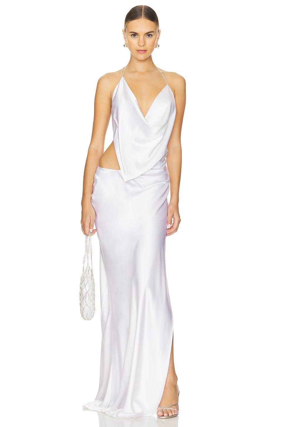 Iced Bias Slip Dress Michael Lo Sordo Product Image