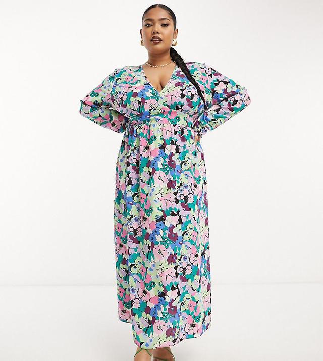 ASOS DESIGN Curve waisted maxi dress Product Image