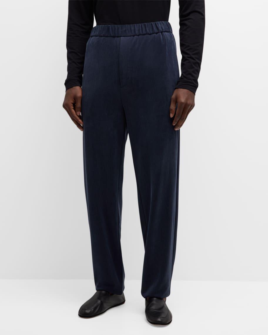 Mens Cupro Pull-On Trousers Product Image