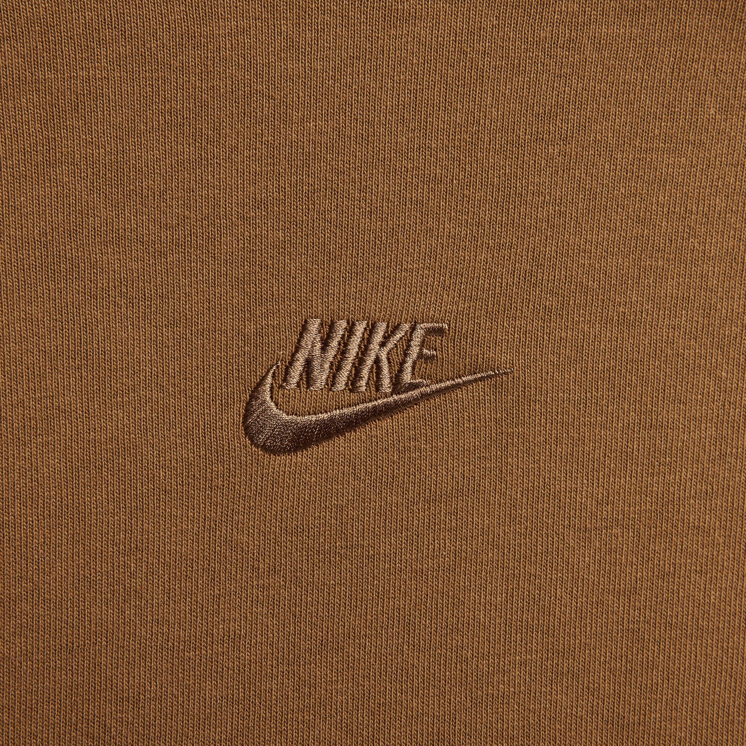 Nike Premium Essentials unisex oversized T-shirt in brown Product Image