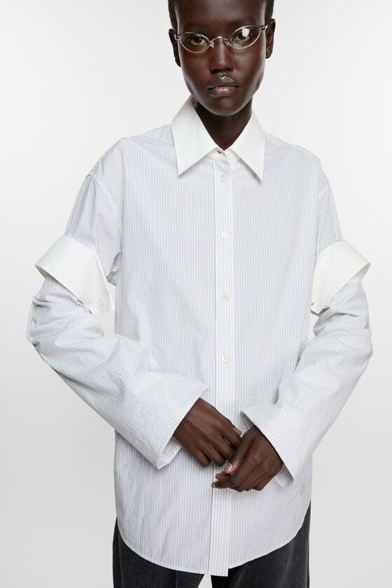 Button-up layered shirt Product Image