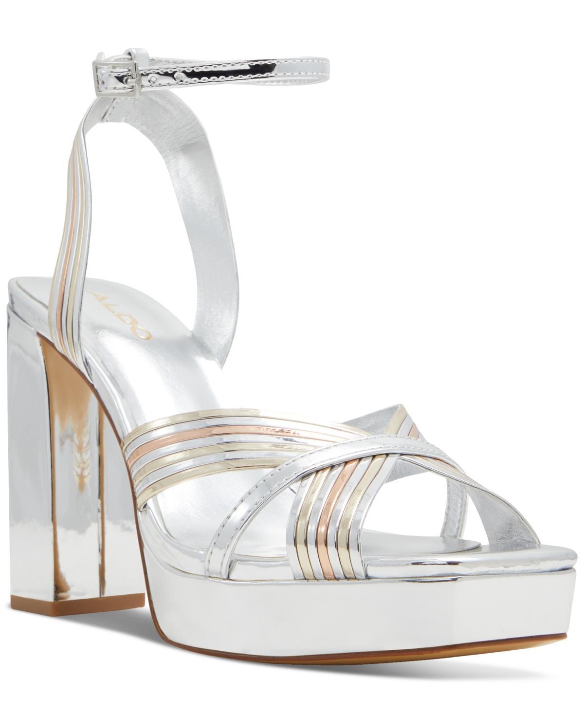 Aldo Womens Nadie Strappy Platform Dress Sandals Product Image