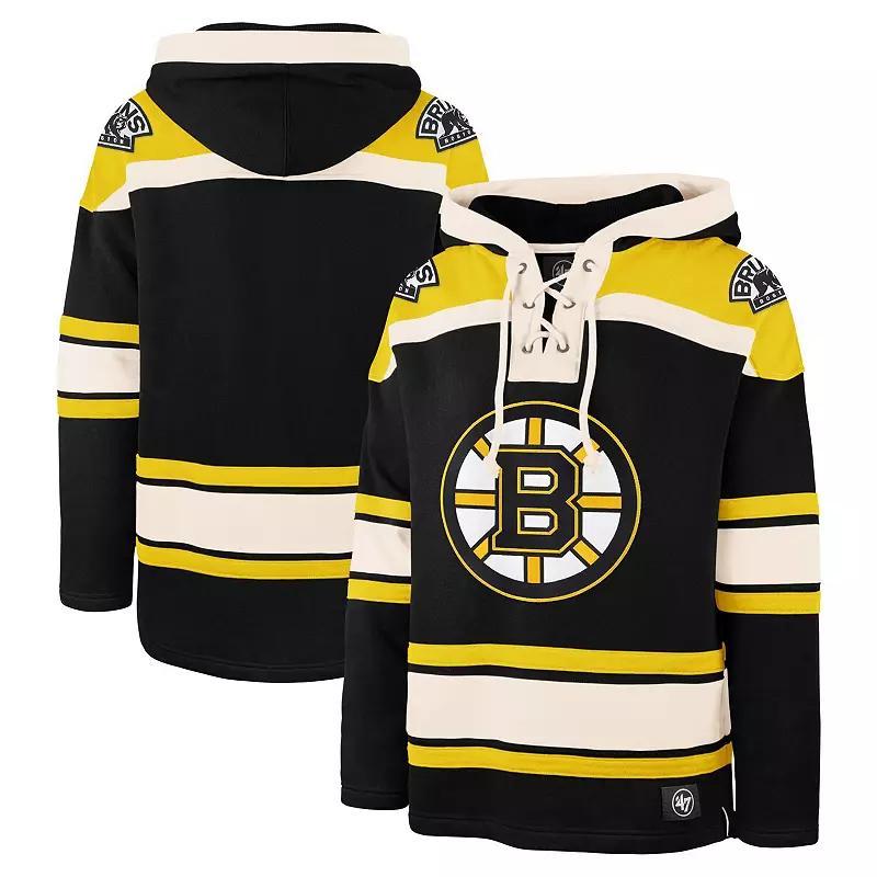 Mens 47 Boston Bruins Big & Tall Superior Lacer Pullover Hoodie Product Image