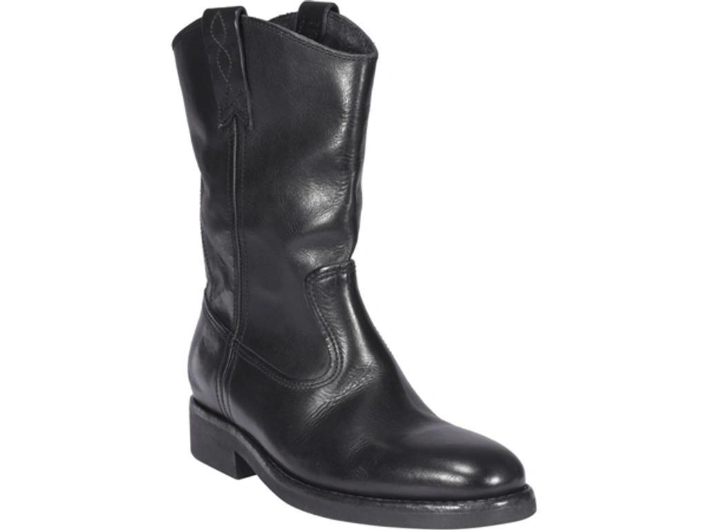 Biker Boots In Black Product Image