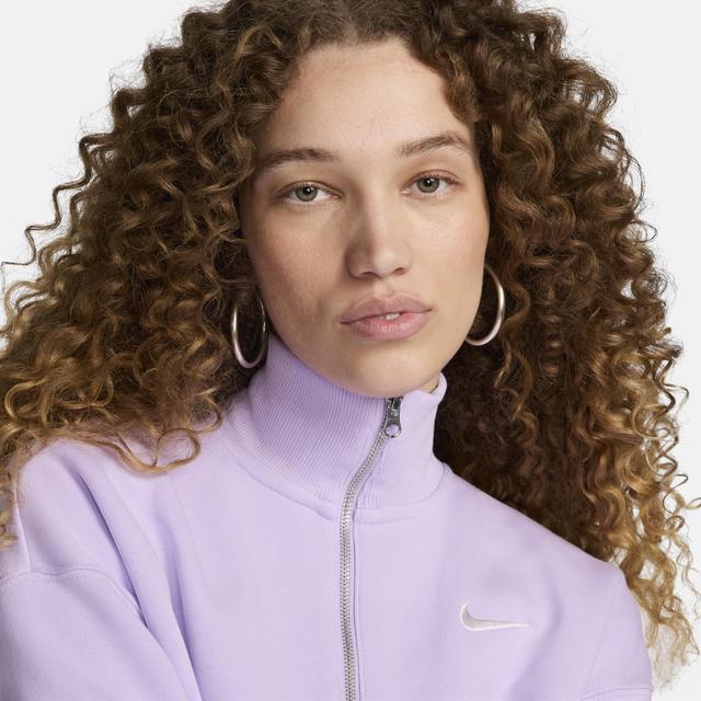 Women's Nike Sportswear Phoenix Fleece 1/2-Zip Cropped Sweatshirt Product Image