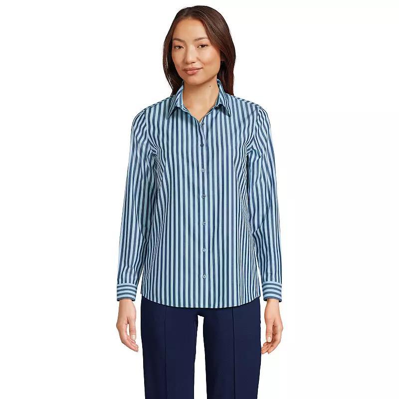 Womens Lands End No-Iron Supima Cotton Shirt Product Image