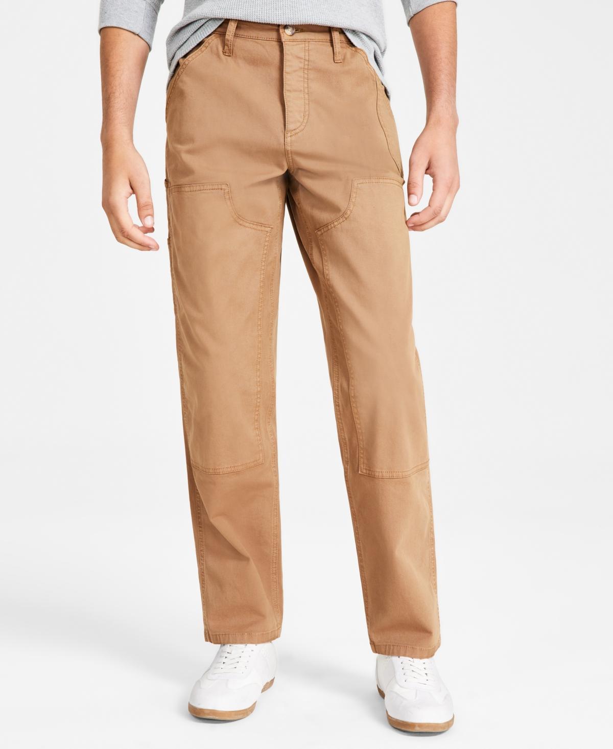 Sun + Stone Mens Straight-Fit Workwear Tapered Carpenter Pants, Created for Macys Product Image