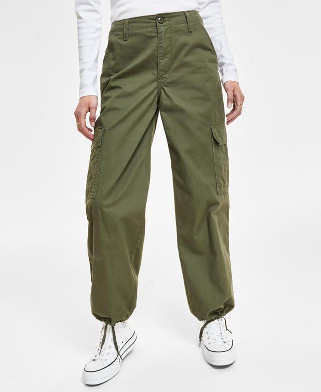 Womens Levis 94 Baggy Cargo Pants Green Product Image