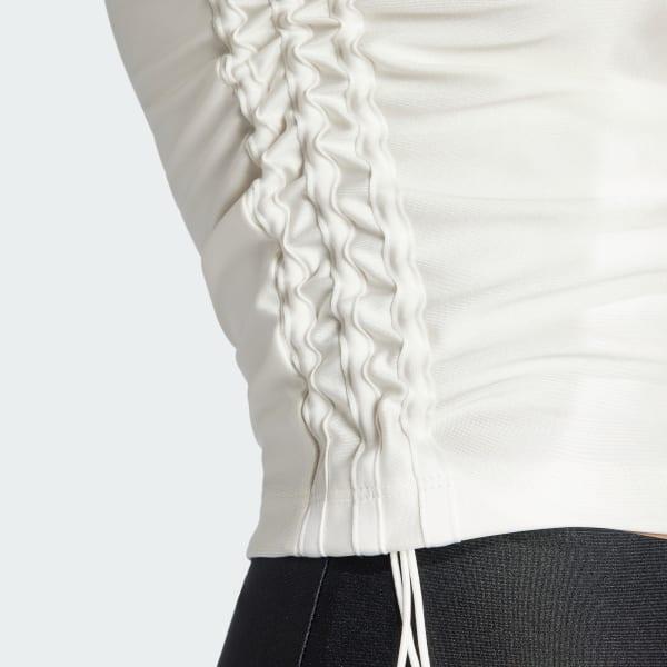 Ruched 3-Stripes Crop Top Product Image