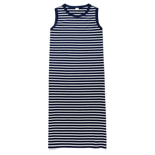 The Tank Dress - Navy/Cream Product Image