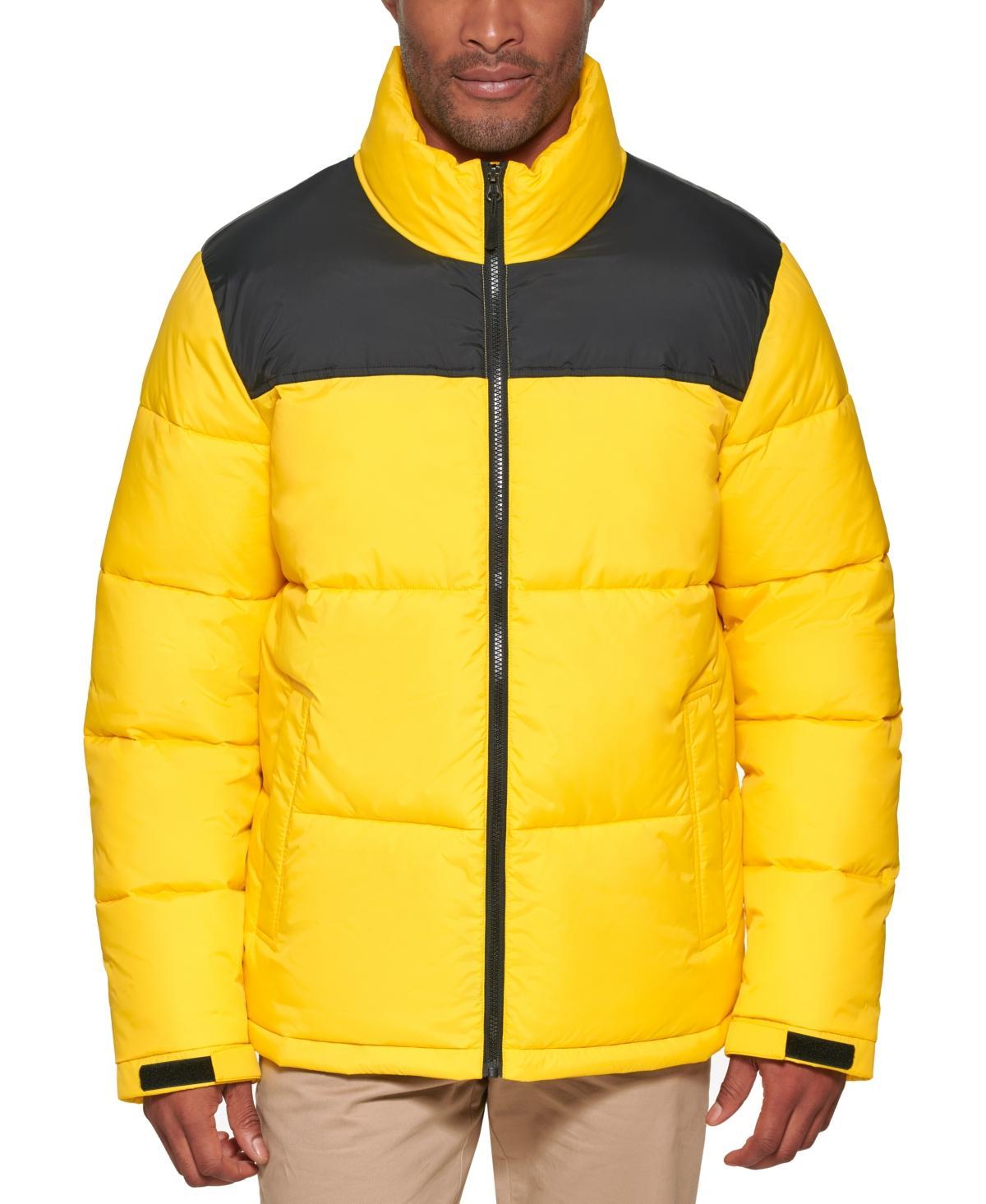 Club Room Mens Colorblocked Quilted Full-Zip Puffer Jacket, Created for Macys Product Image