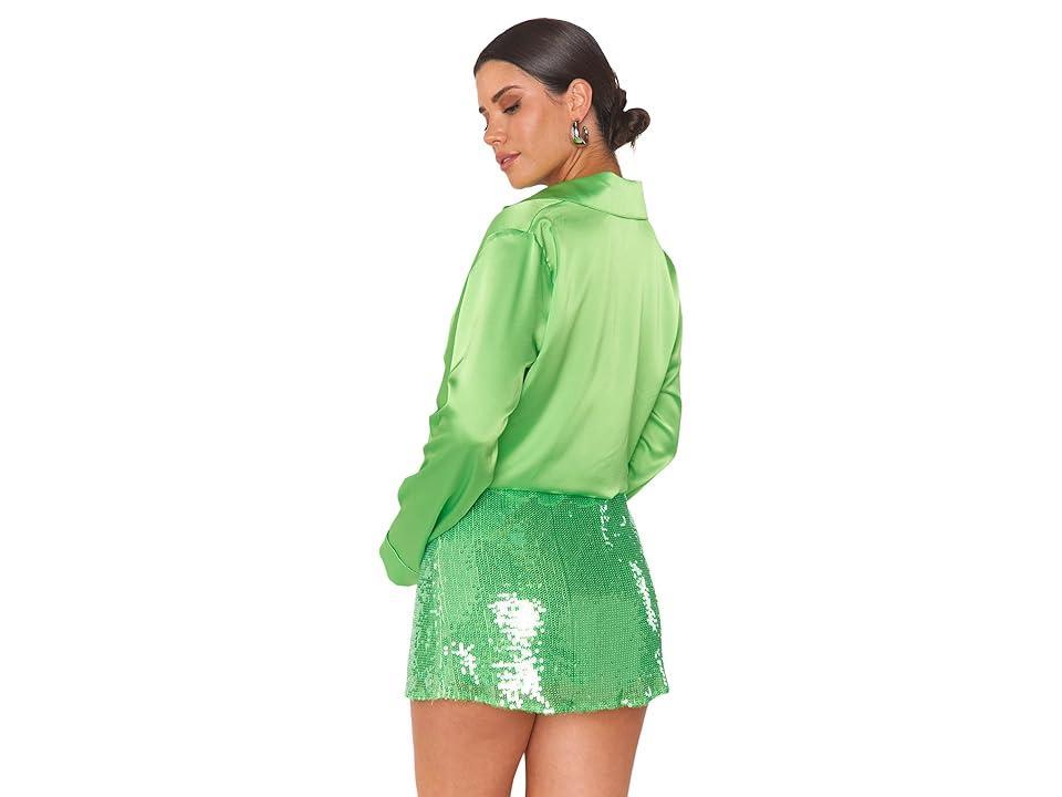 Show Me Your Mumu All Night Skort (Bright Sequins) Women's Skort Product Image