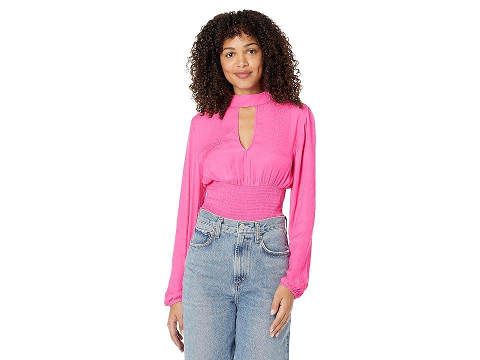 Steve Madden Olivia Top (Pink Glo) Women's Clothing Product Image