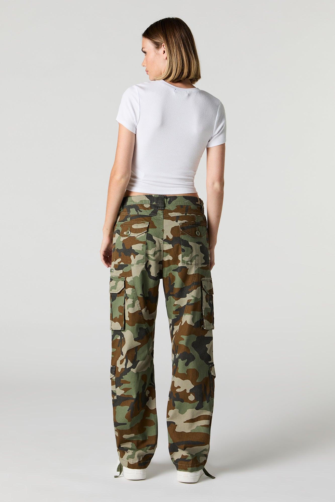 Tie Hem Straight Leg Cargo Pant Female Product Image