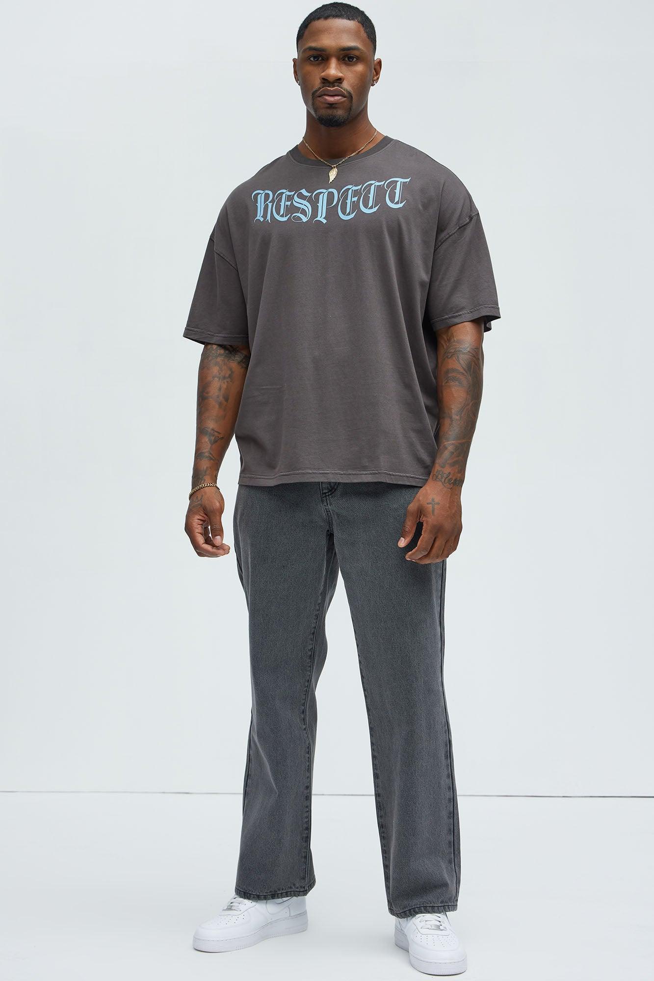 Japan Respect Short Sleeve Tee - Charcoal Product Image