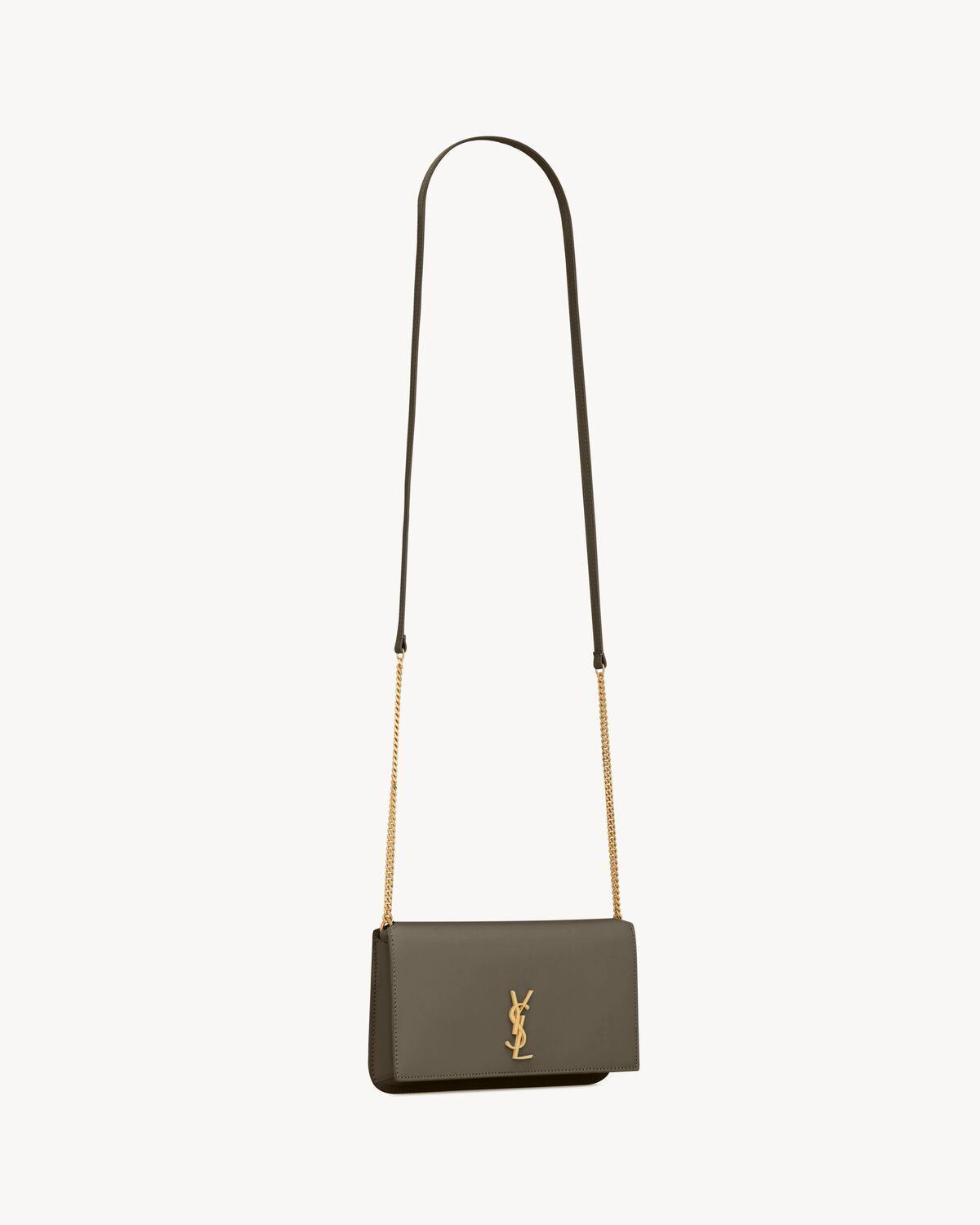 CASSANDRE phone holder in smooth leather | Saint Laurent | YSL.com Product Image