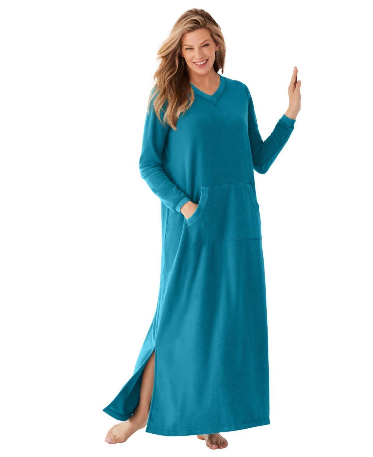 Dreams & Co. Womens Long Sherpa Lounger Product Image