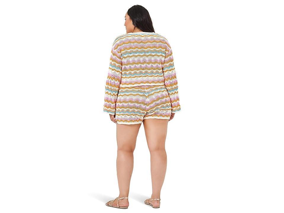 L*Space Sun Ray Sweater (Daybreak Stripe) Women's Clothing Product Image