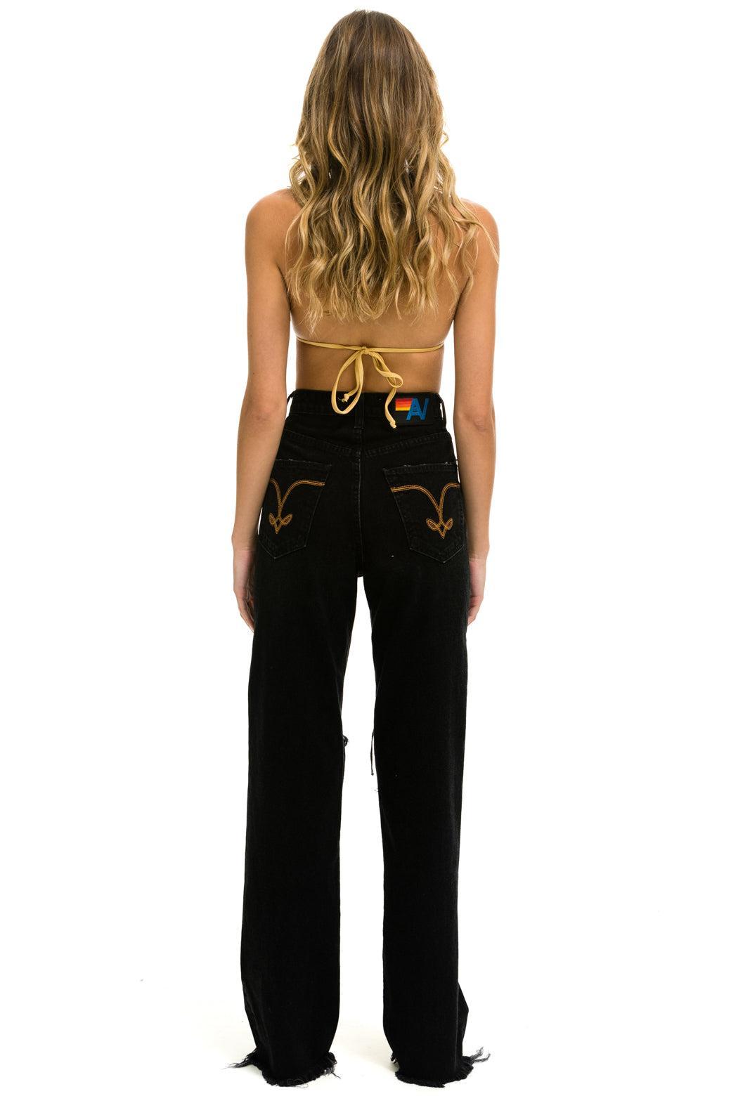 HI RISE WIDE-LEG GYPSY JEAN - VINTAGE BLACK Female Product Image