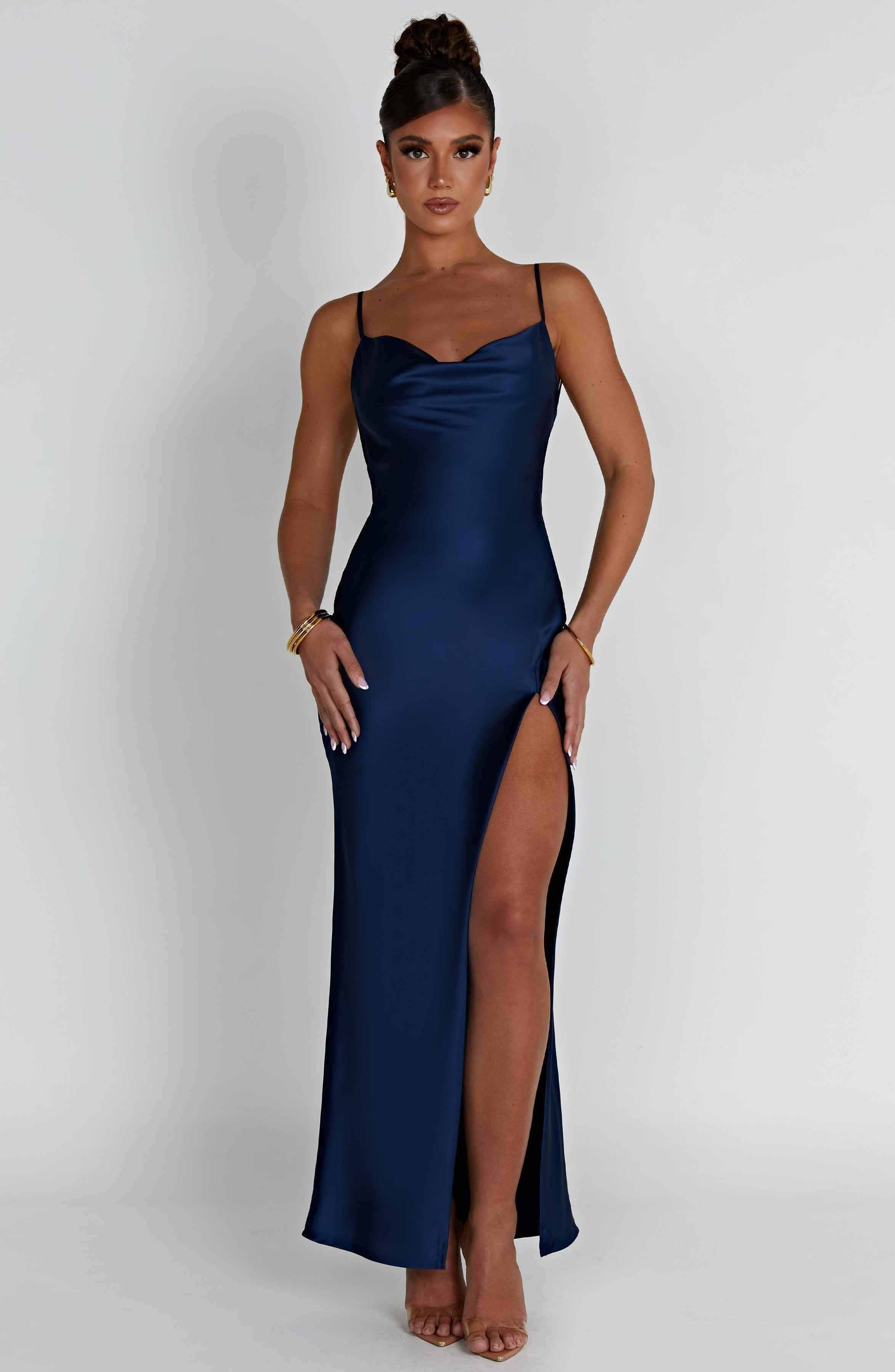 Celestina Maxi Dress - Navy Product Image