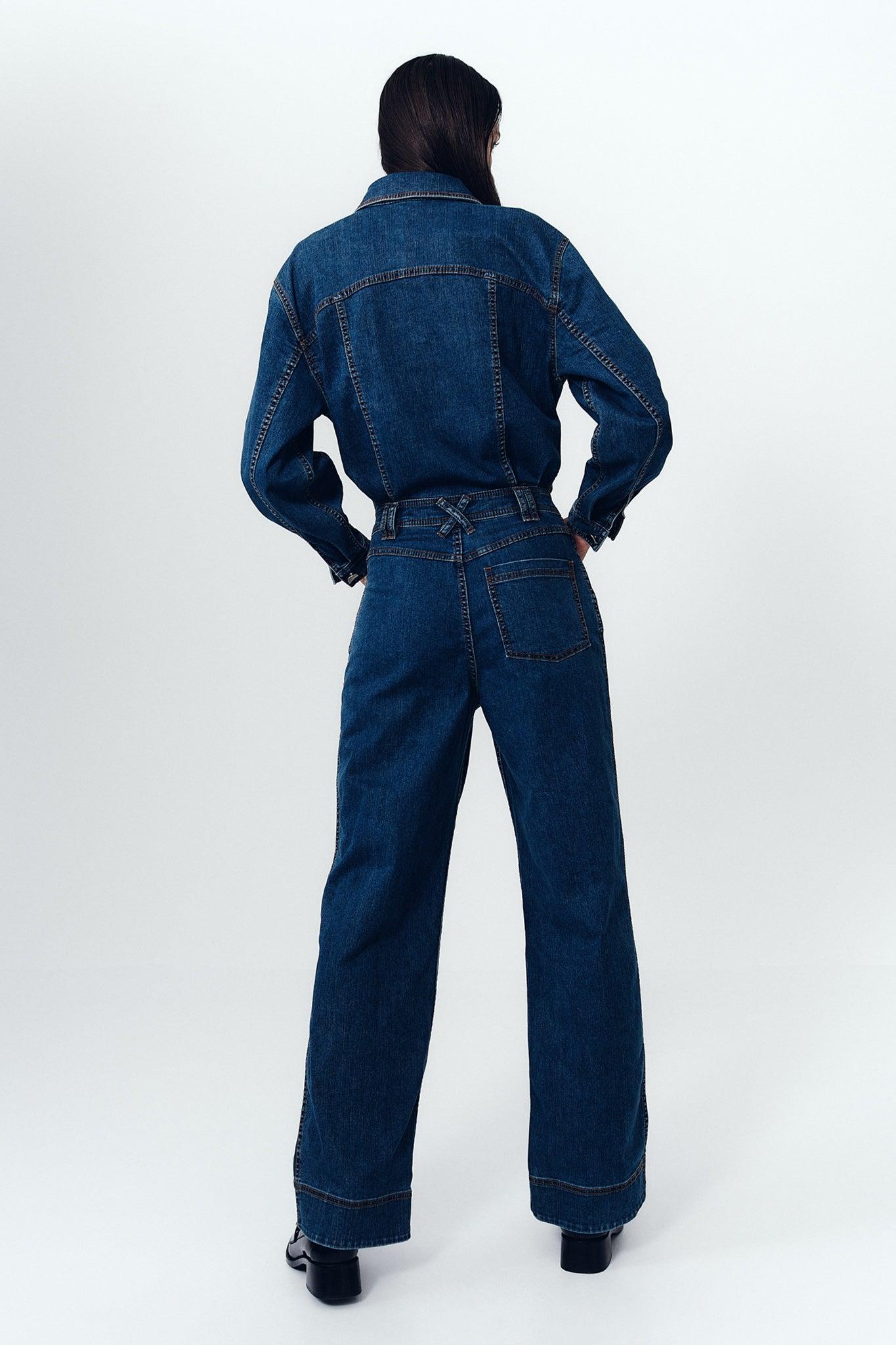 Neo Denim Jumpsuit Product Image