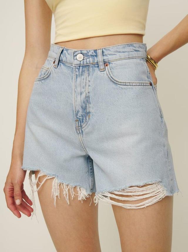 Wilder High Rise Relaxed Jean Shorts Product Image