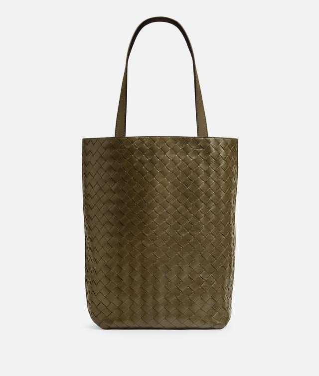 Men's Small Intrecciato Tote Bag in Mud Product Image