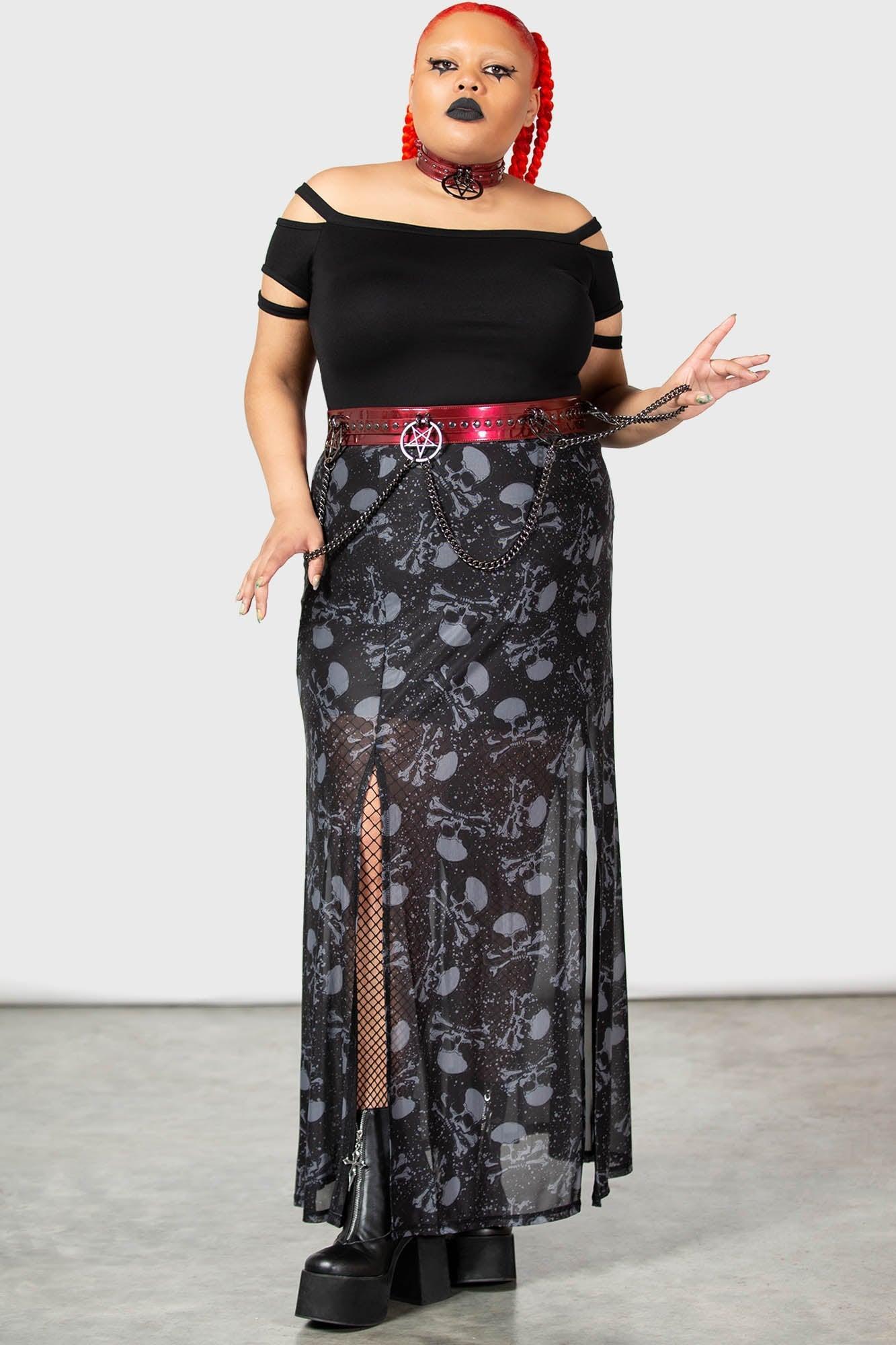 Waxwork Maxi Skirt [PLUS] Female product image