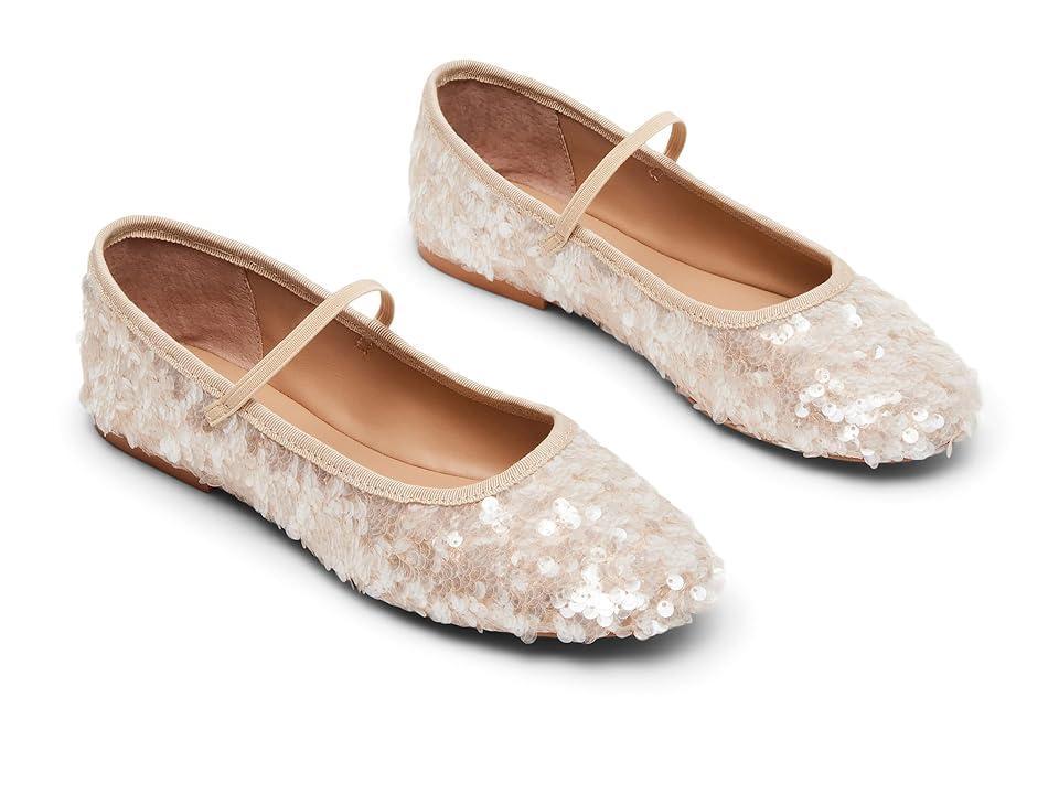 Steve Madden Bouquet (Champagne Sequince) Women's Flat Shoes Product Image