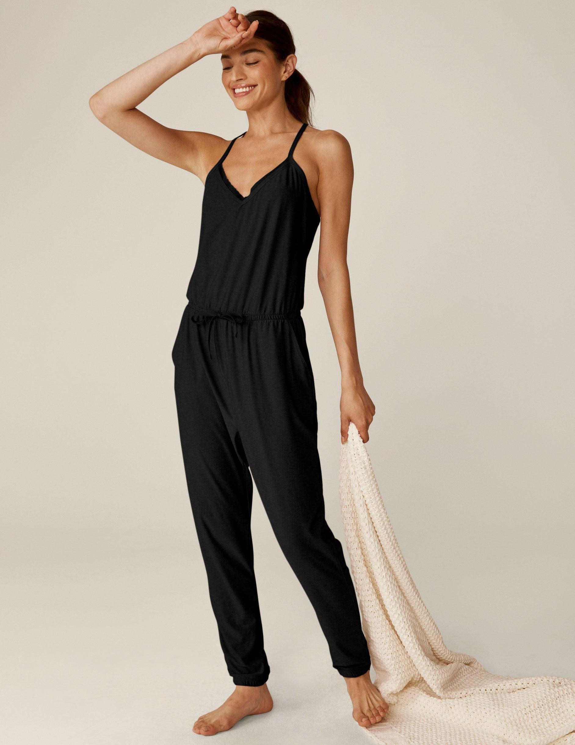 Featherweight Dream Lace Racerback Jumpsuit Product Image