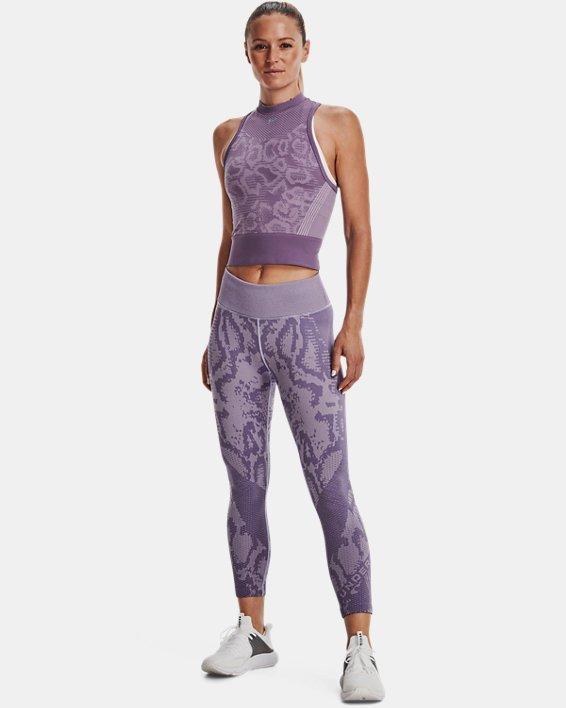 Women's UA RUSH™ HeatGear® Seamless Crop Top Product Image