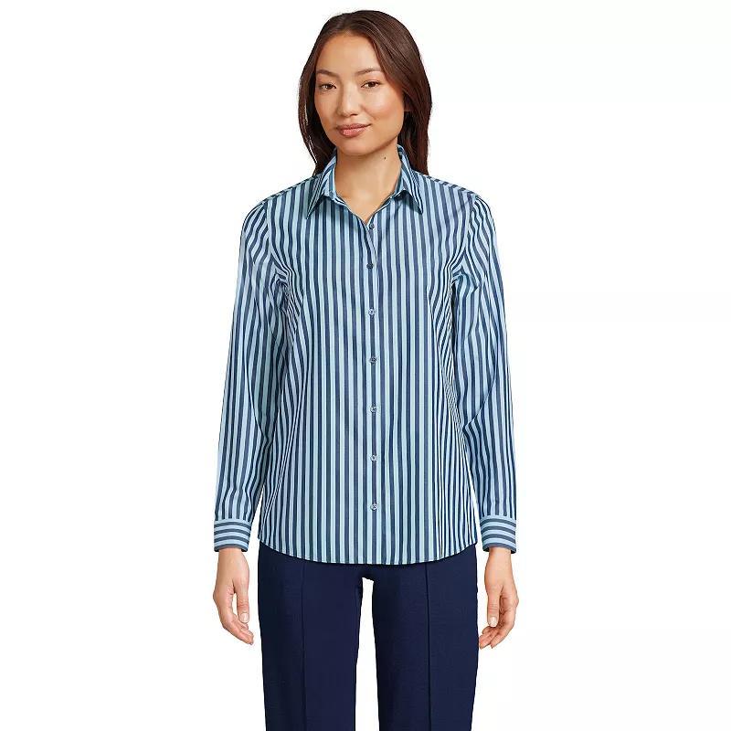 Womens Lands End No-Iron Supima Cotton Shirt Product Image