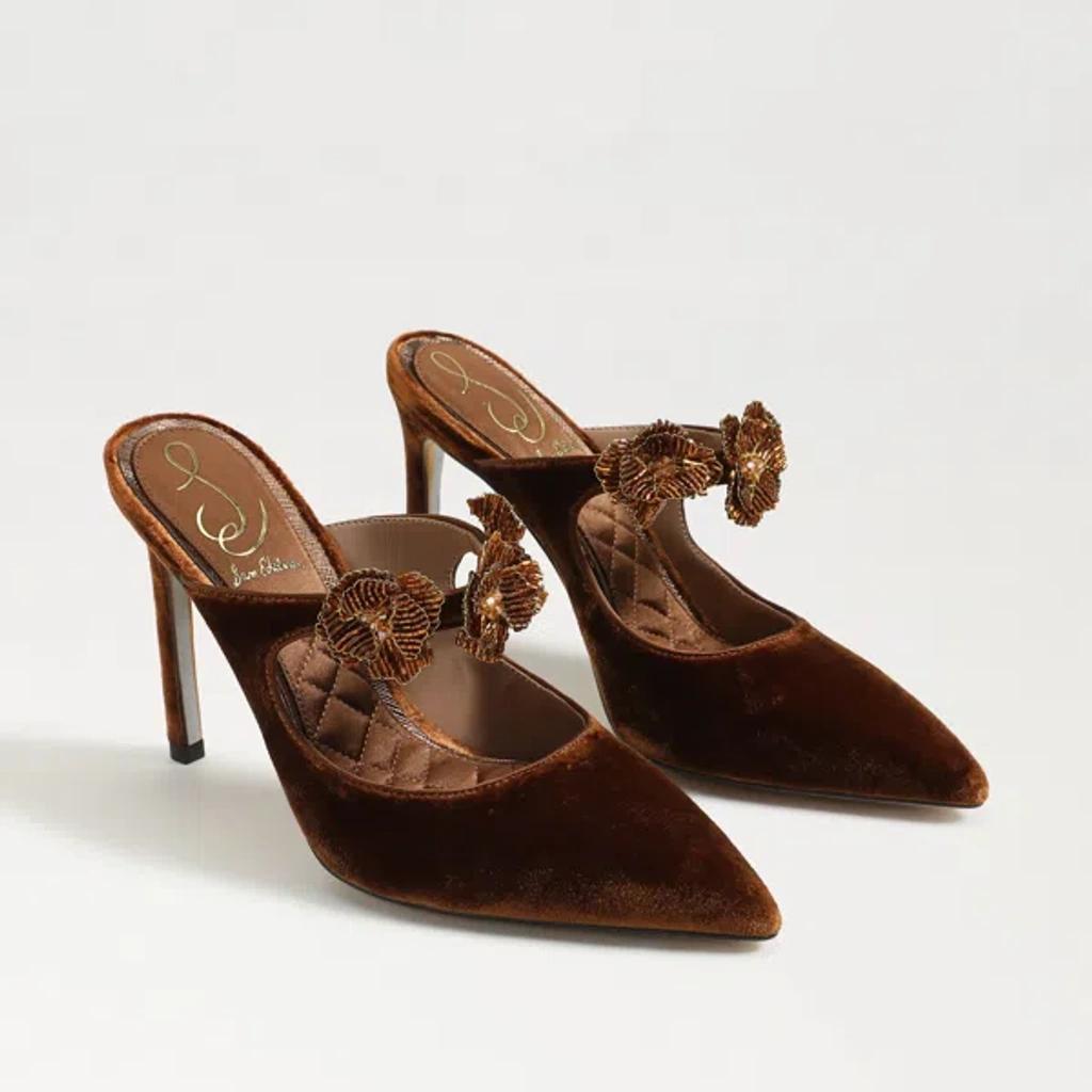 SAM EDELMAN Amelie Mule Pump Spiced Camel Brown Product Image