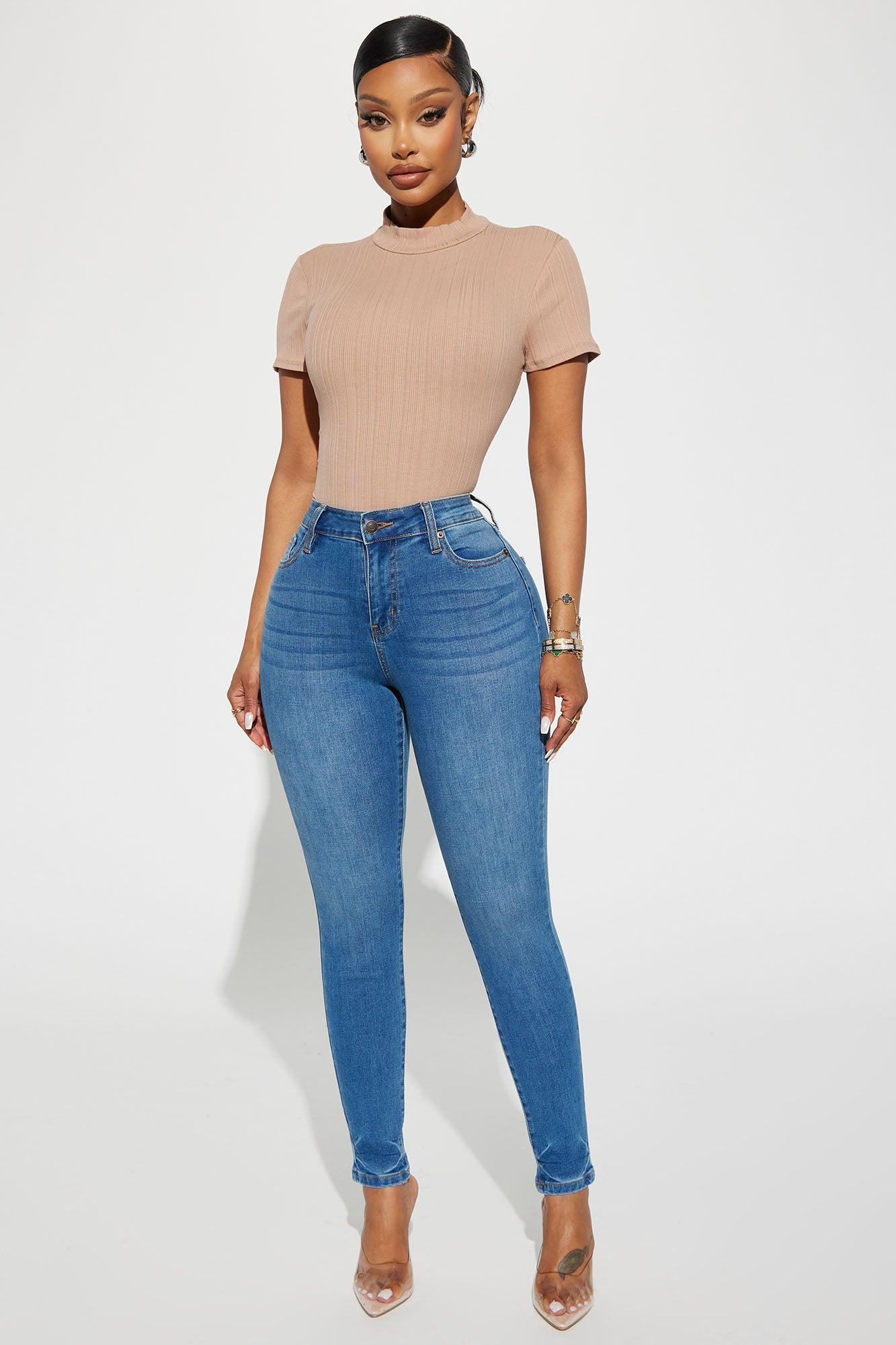 Hold You In Soft Stretch Skinny Jeans - Medium Wash product image