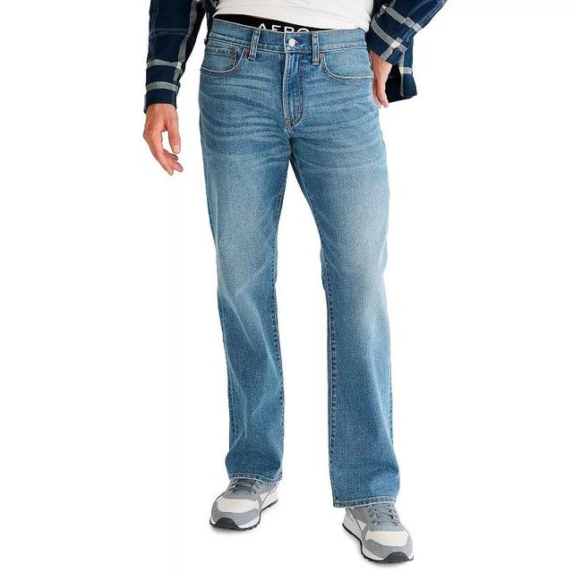 Mens Aeropostale Bootcut Jeans Medium Blue Product Image