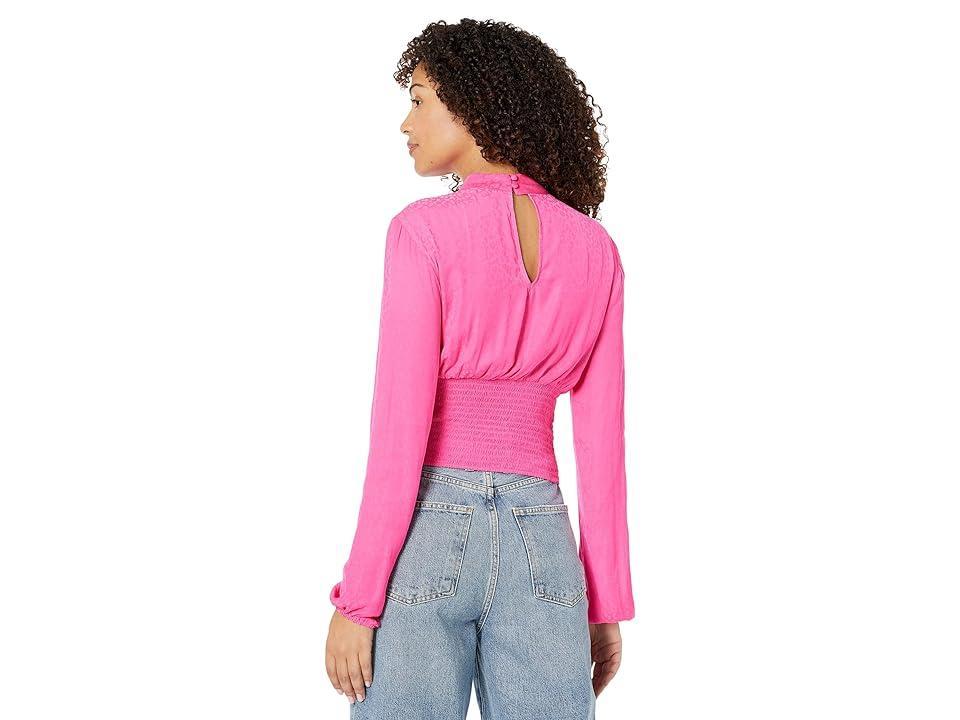 Steve Madden Olivia Top (Pink Glo) Women's Clothing Product Image