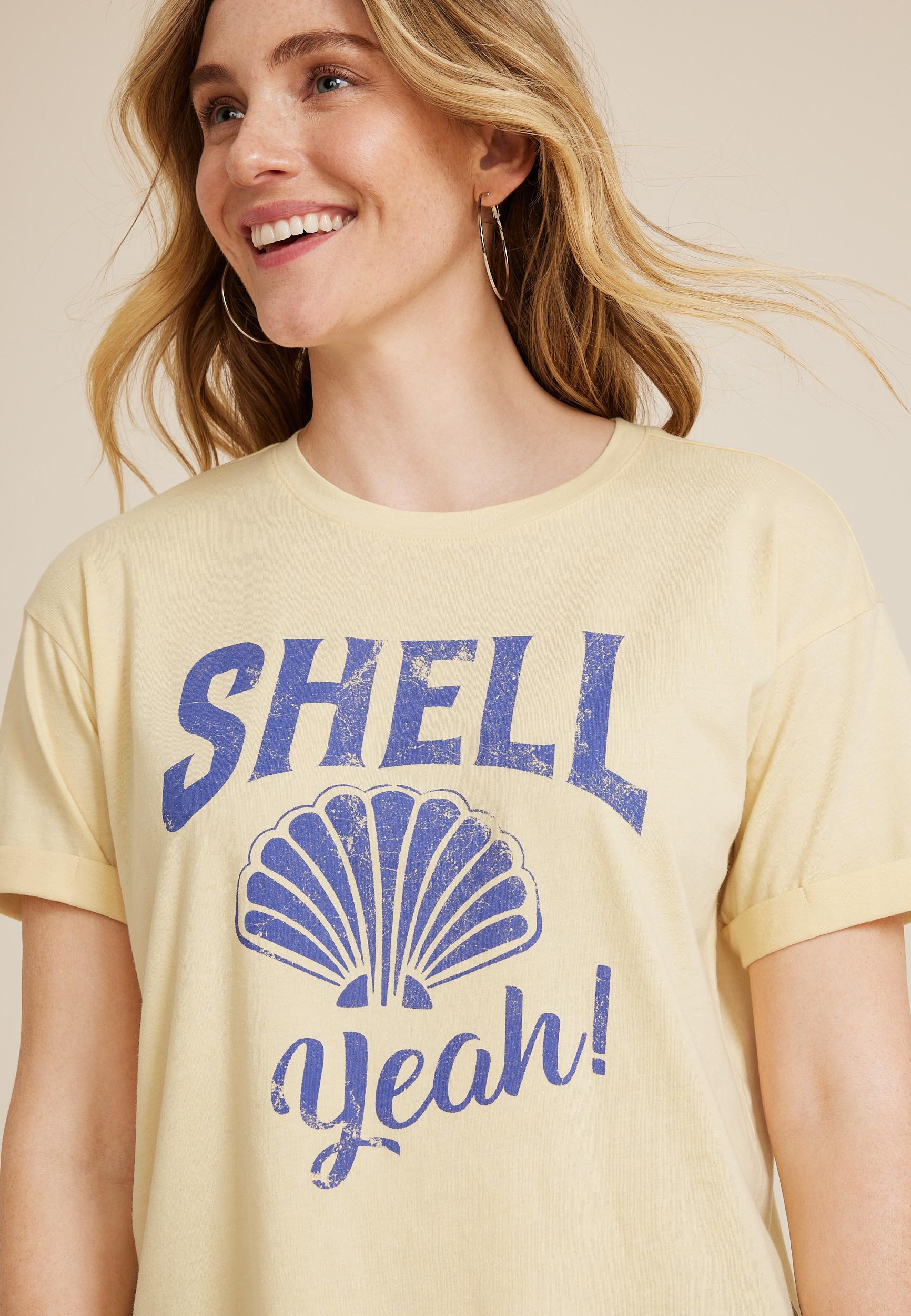 Shell Yeah Oversized Fit Graphic Tee Product Image