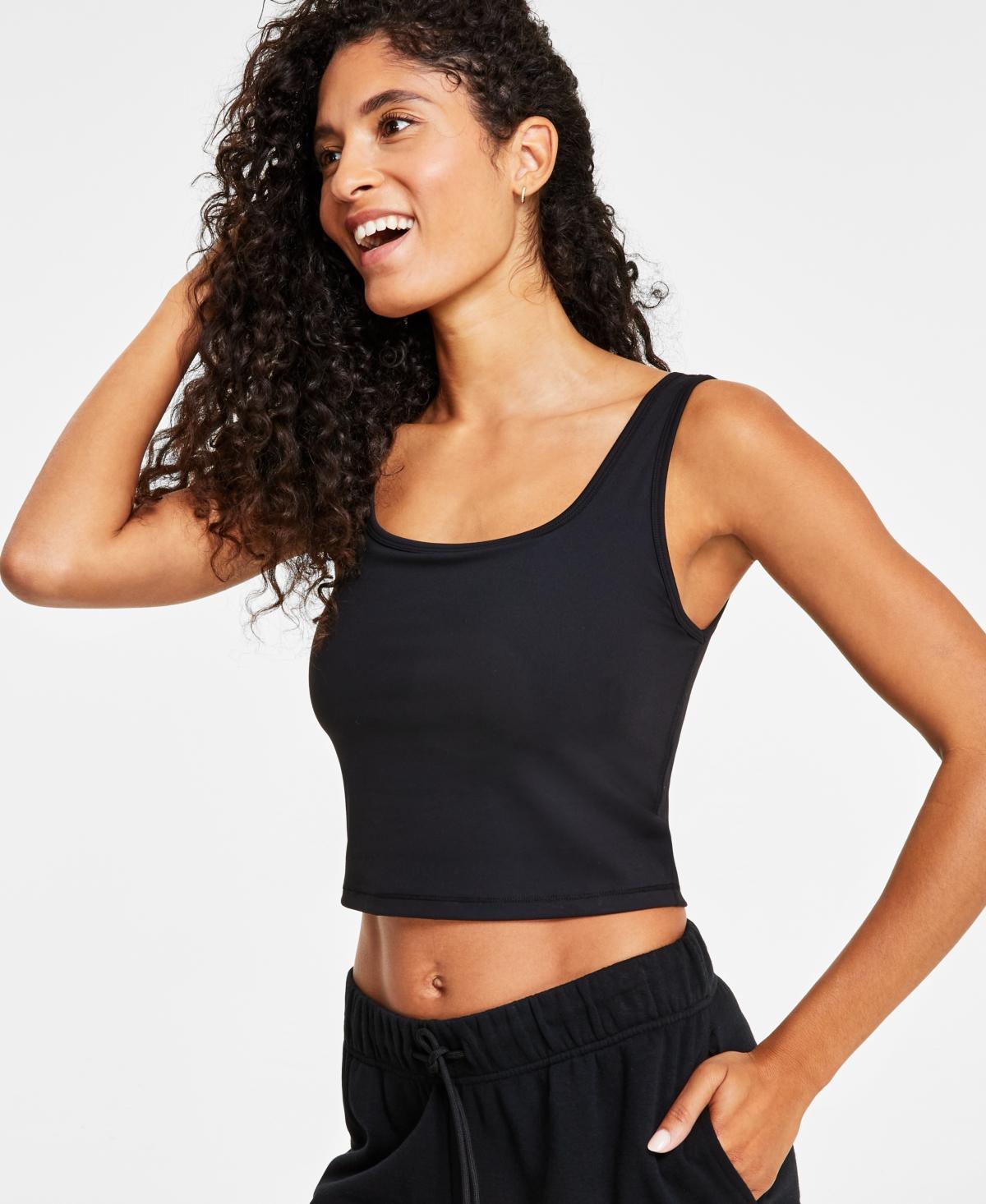 Id Ideology Womens Cropped Tank Top, Created for Macys Product Image