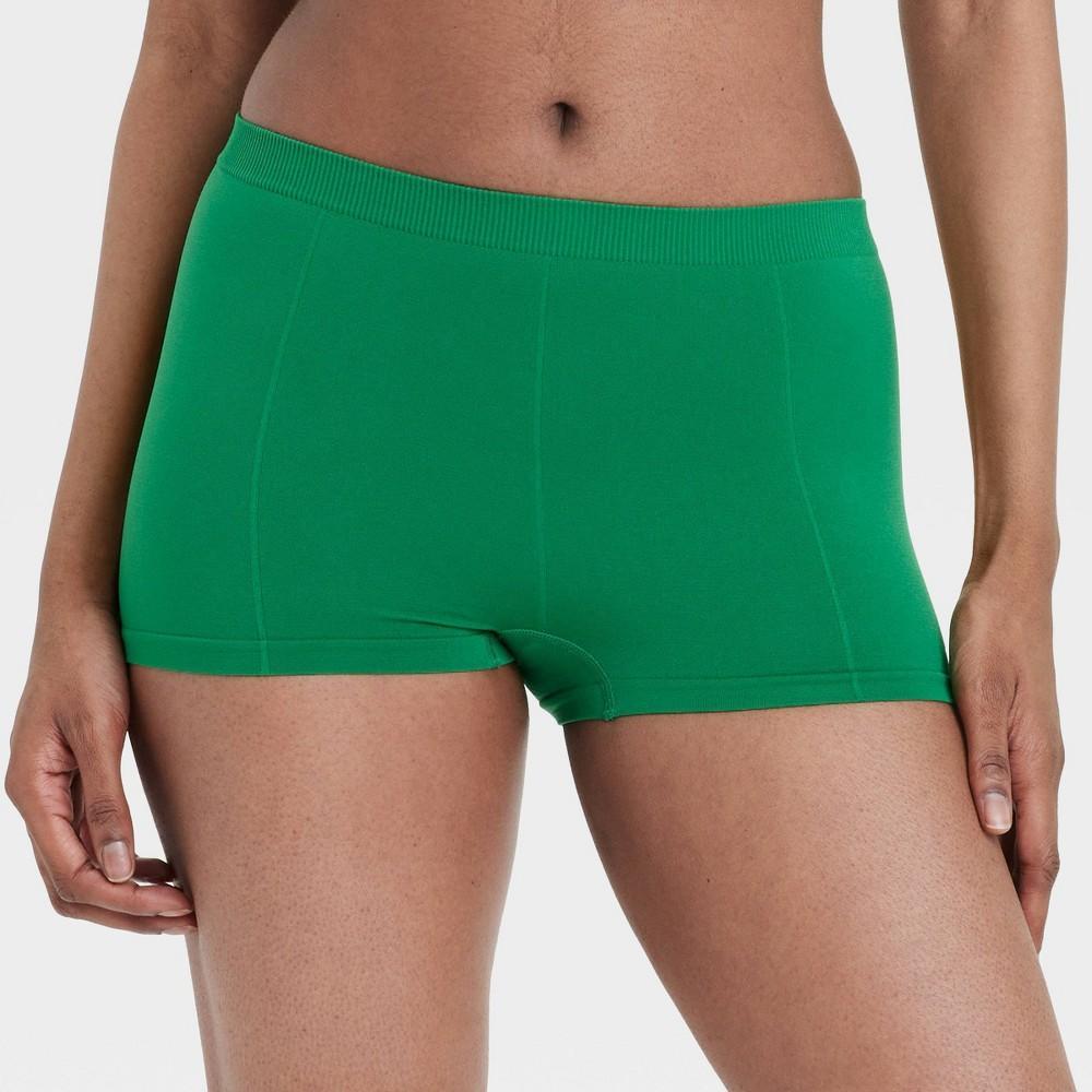 Womens Seamless Boy Shorts - Colsie Perfect Emerald M Product Image